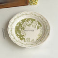 Ceramic Dessert Plates Set by Ljojo: Stylish Tableware for Afternoon Tea and Desserts