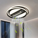 Ljojo Modern Quiet Ceiling Fan with Led Light Control for Bedroom and Living Room