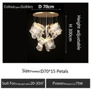 Ljojo Luxury Crystal Chandelier for Home Decor & Lighting in Dining Living Room