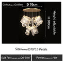 Ljojo Luxury Crystal Chandelier for Home Decor Dining Living Room
