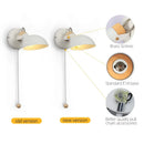 Ljojo Matte Metal Directional Wall Lamp with Replaceable E14 Bulb.