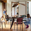 Walnut LED Pendant Lamp Modern Minimalist Dining Room Chandelier by Ljojo