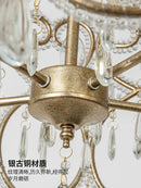French Crystal Ceiling Light Princess Chandelier for Bedroom Dining Room by Ljojo
