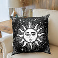Ljojo Mandala Sun Moon Pillowcase: Bohemian Sofa Cushion Cover