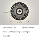 Ljojo Modern Led Wall Light Nordic Creative Color Living Room Iron Wall Lamp