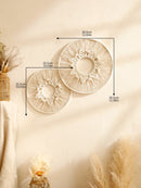 Ljojo™ Macrame Round Wall Hanging Decor - Boho Aesthetic Room Ornament & Gift