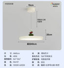 Ljojo Medieval Restaurant Pendant Light: Modern Nordic M Bean Flying Saucer Suspension Lamp
