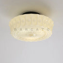 Ljojo Milk White Glass LED Pendant Light - Retro Ceiling Lamp