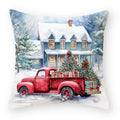 Christmas Cartoon Animal Printed Pillowcase by Ljojo: Decorative Throw Cover for Sofa, Living Room, Cushion