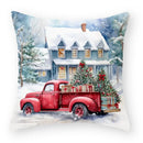 Christmas Cartoon Animal Printed Pillowcase by Ljojo: Decorative Throw Cover for Sofa, Living Room, Cushion