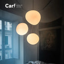 Nordic Modern Glass Chandelier for Living Room Dining Room by Ljojo