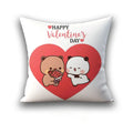 Ljojo 45x45 Cushion Cover, Cute Square Pillowcase, Birthday Wedding Gift