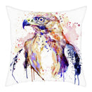 Blue Bird Print Cushion Cover by Ljojo - Home Decor Pillow Case for Sofa Bed