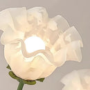 French Flower Chandelier Glass Pendant Lamp Modern Home Decor Ljojo