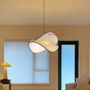 French Style Wabi Sabi Art Chandelier Fabric Potato Chip Lamp for Bedroom Living Room Ljojo