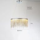 Ljojo Luxury Tassel Chandelier Pendant Lamp for Bedroom - Art Ceiling Hanging Light