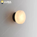 Natural Spanish Marble Wall Light, Luxury Alabaster Wall Lamp for TV Bedroom Hotel Decor by Ljojo