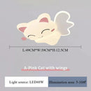Modern Moon Cat Wall Light LED Fixture Bedroom Study Children's room Home Decor by Ljojo