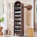 Ljojo™ Arched 8-Tier Shoe Cabinet with Adjustable Shelves