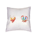 Ljojo Love Birds Red Tree Cushion Cover - Bedroom Decor Pillowcases