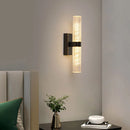 Ljojo Modern Long Strip Mesh Wall Lights LED Fixtures for Home Decor in Bedroom