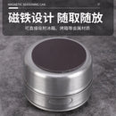 Stainless Steel Magnetic Seasoning Jar Set - Dustproof Portable Barbecue Spice Container - Ljojo