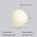 Japanese Rice Paper E27 Led Pendant Lights by Ljojo: Minimalist Nordic Chandelier Fixture