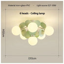 Nordic Style Led Chandeliers | Green Magic Beans Pendant Lamp for Home Decor by Ljojo