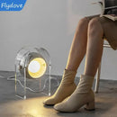 Ljojo LED Glass Desk Light: Minimalist Art Style for Bedroom, Living Room & Bedside