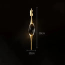 Ljojo Modern Crystal Tears LED Wall Lamps Chandeliers for Bedroom Home Decoration