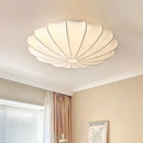 Minimalist Silk Led Ceiling Lamps for Bedroom | Creative Round Ceiling Light by Ljojo