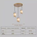 Natural Marble Small Chandelier for Bedroom Dining Room by Ljojo