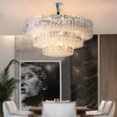 Ljojo LED Crystal Ceiling Chandeliers | Modern Luxury Designer Hanging Lamps for Living Room