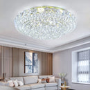 Ljojo Luxury Crystal Ceiling Lights Modern Remote Dimmable Gold Living Room Decor