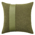Faux Leather Textured Accent Pillow Cover in 9 Colors by Ljojo