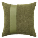 Faux Leather Textured Accent Pillow Cover in 9 Colors by Ljojo