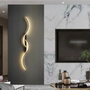 Ljojo LED Wall Lamp with Remote Control Dimming - Modern Home Lighting
