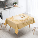 Elegant Ramadan Calligraphy Tablecloth by Ljojo
