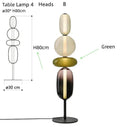 Denmark Colored Glass Desk Lamp for Living Room by Ljojo