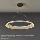 Ljojo Modern Acrylic Multi-layer Chandelier LED Pendant Light for Living Room and Bedroom