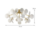Luxury Modern Led Chandelier for Dining Room | Sophisticated Indoor Pendant Lamp by Ljojo