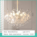 French Medieval Style Blue Crystal Chandelier Pendant Light for Luxury Living Spaces by Ljojo