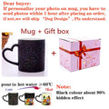 Ljojo Magic Photo Mug Customized with Your Image and Text - Ceramic Tea Cup