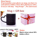 Ljojo Magic Photo Mug Customized with Your Image and Text - Ceramic Tea Cup