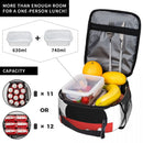 Ljojo Mickey Mouse Insulated Lunch Bag - Portable Thermal Bento Box