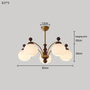 French Medieval Style Living Room Chandelier Retro Wood Hanging Lamp by Ljojo