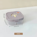 Ljojo Divided Lunch Box: Leakproof Portable Container for Salad, Fruit, and Bento