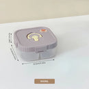 Ljojo Divided Lunch Box: Leakproof Portable Container for Salad, Fruit, and Bento