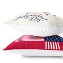 Ljojo LOVE USA Square Pillowcase for Home Decor