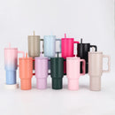 Ljojo 30oz Stainless Steel Tumbler with Handle, Lid, Straw - Leak Proof, Vacuum Insulated